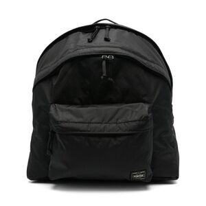 PORTER Nylon Backpack Men BLACK Backpacks